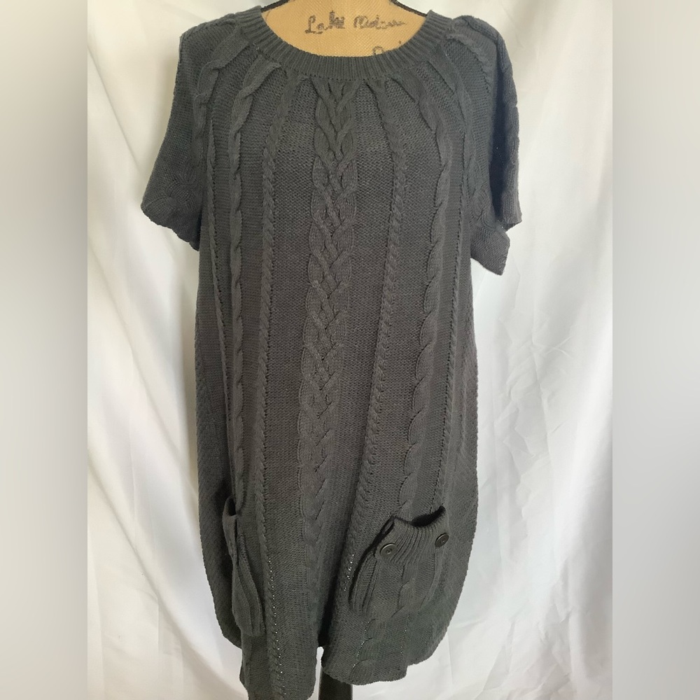 Style&Co. 2X dress/tunic style blue sweater